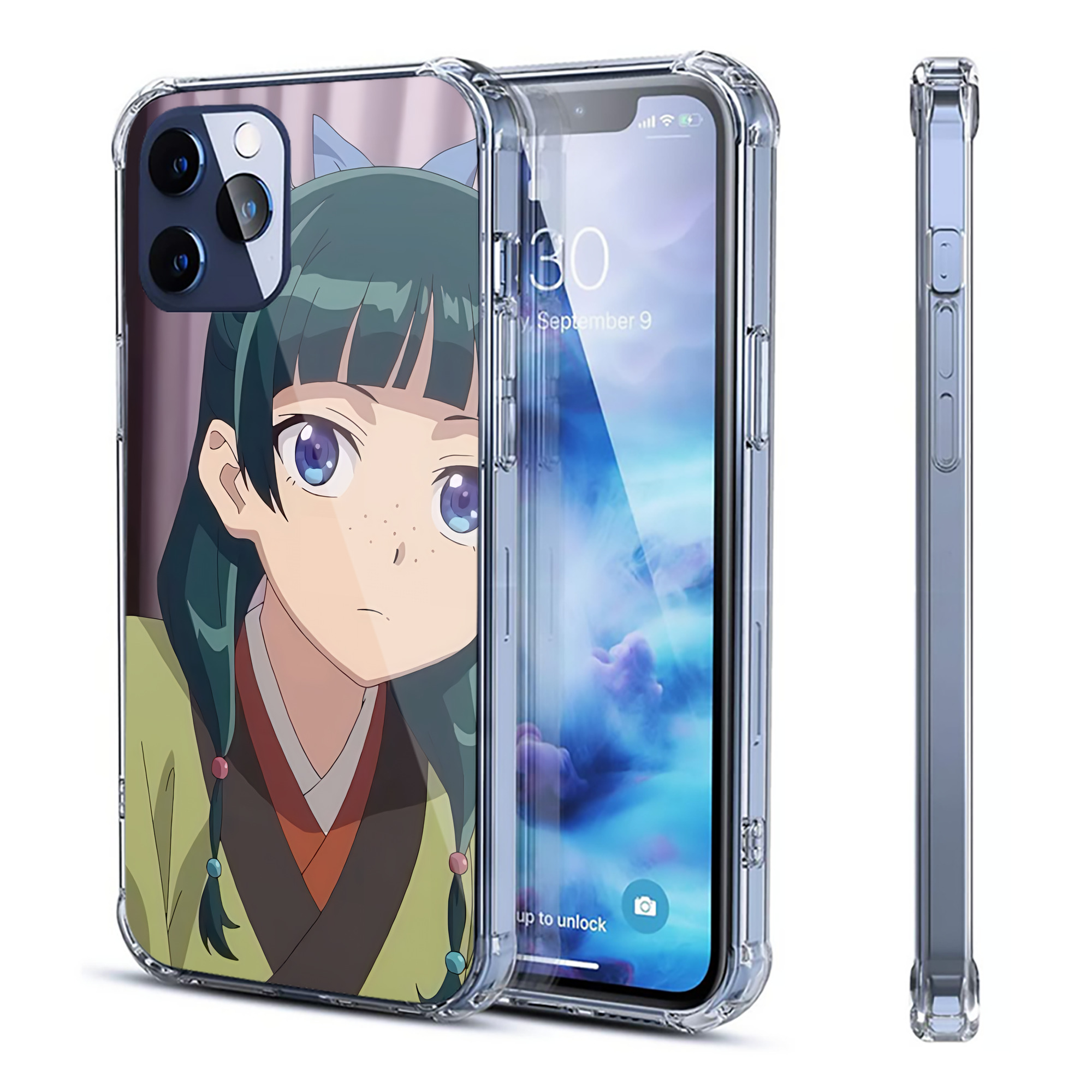 （画像用） 薬屋のひとりごと The Apothecary Diaries 【iPhone 12シリーズ対応】透明スマホケース（クリアソフトケース）